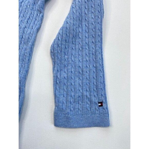 Tommy Hilfiger Cotton Sweater 0X Blue Plus Size - Picture 2 of 10